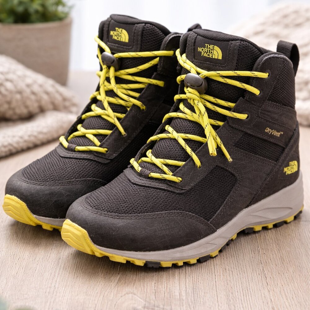 North Face Big Kids (youth) Boys DryVent Waterproof Hiking Boots Black